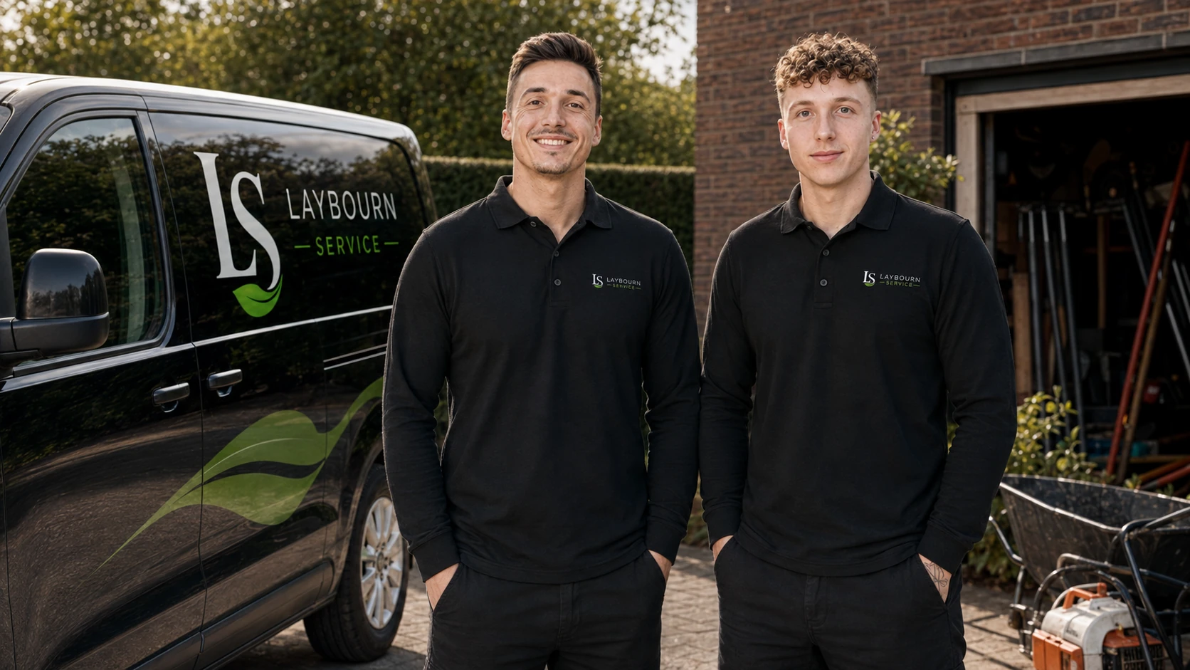 Laybourn Service team foran firmabil